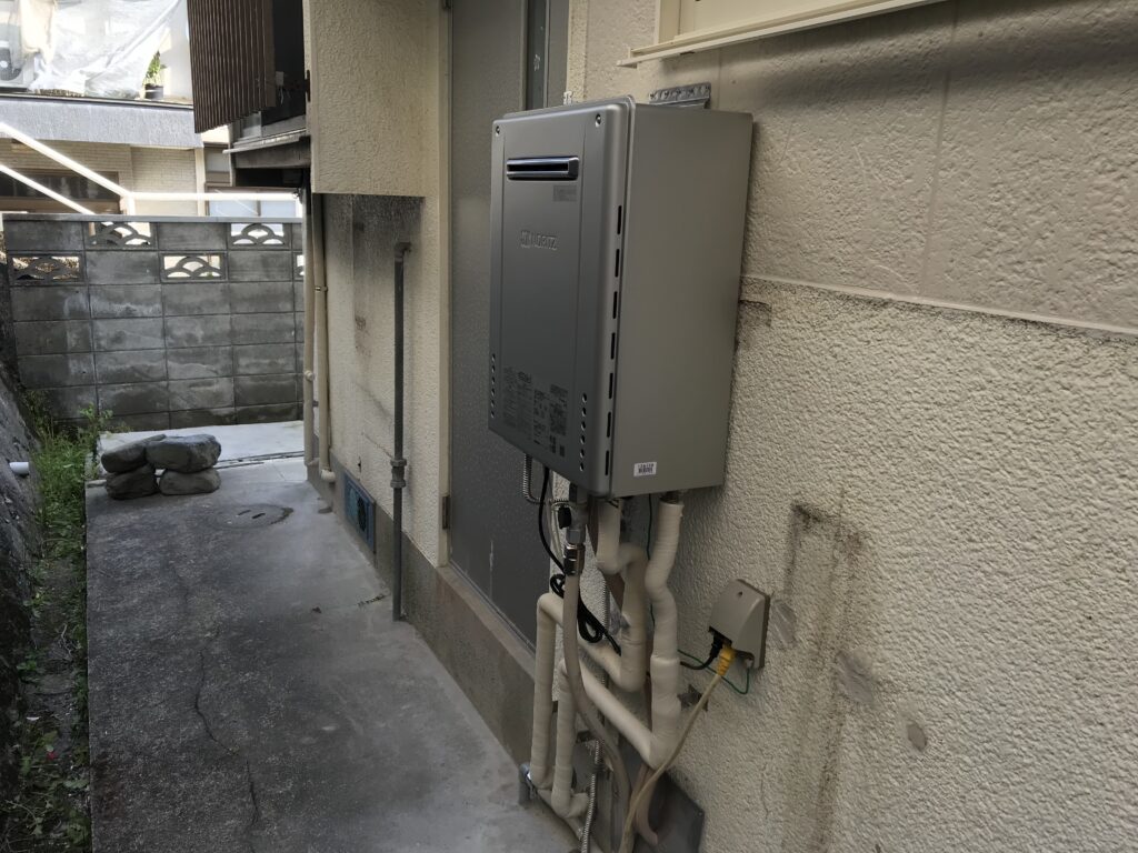 長崎市　Y様邸　給湯器取替工事