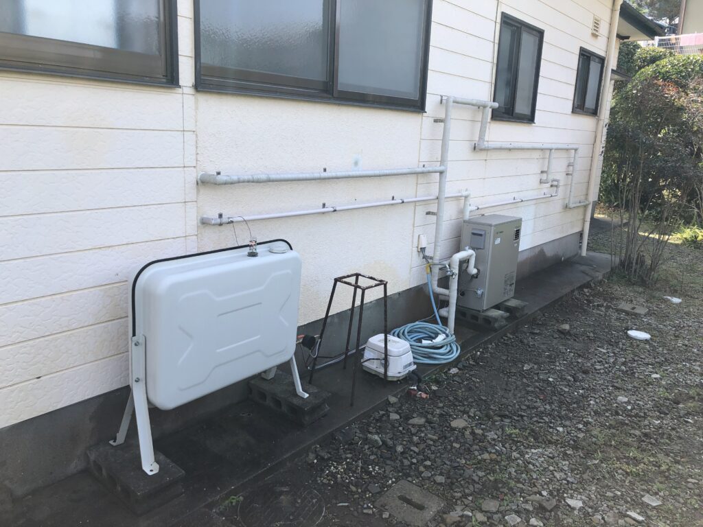 諫早市　Ｉ様邸　給湯器取替