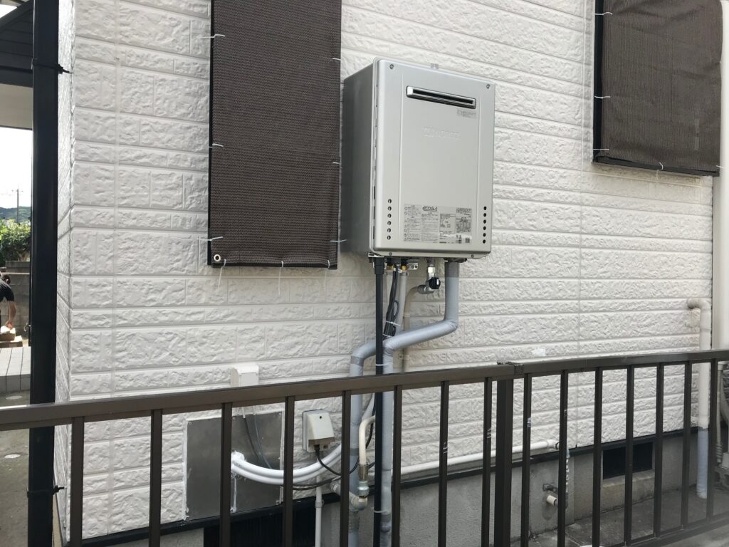 時津町　H様邸　ガス給湯器取替