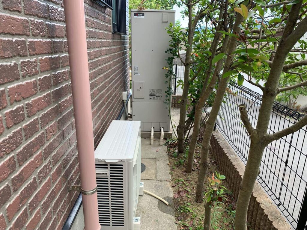 長与町　Ｍ様邸　給湯器取替工事