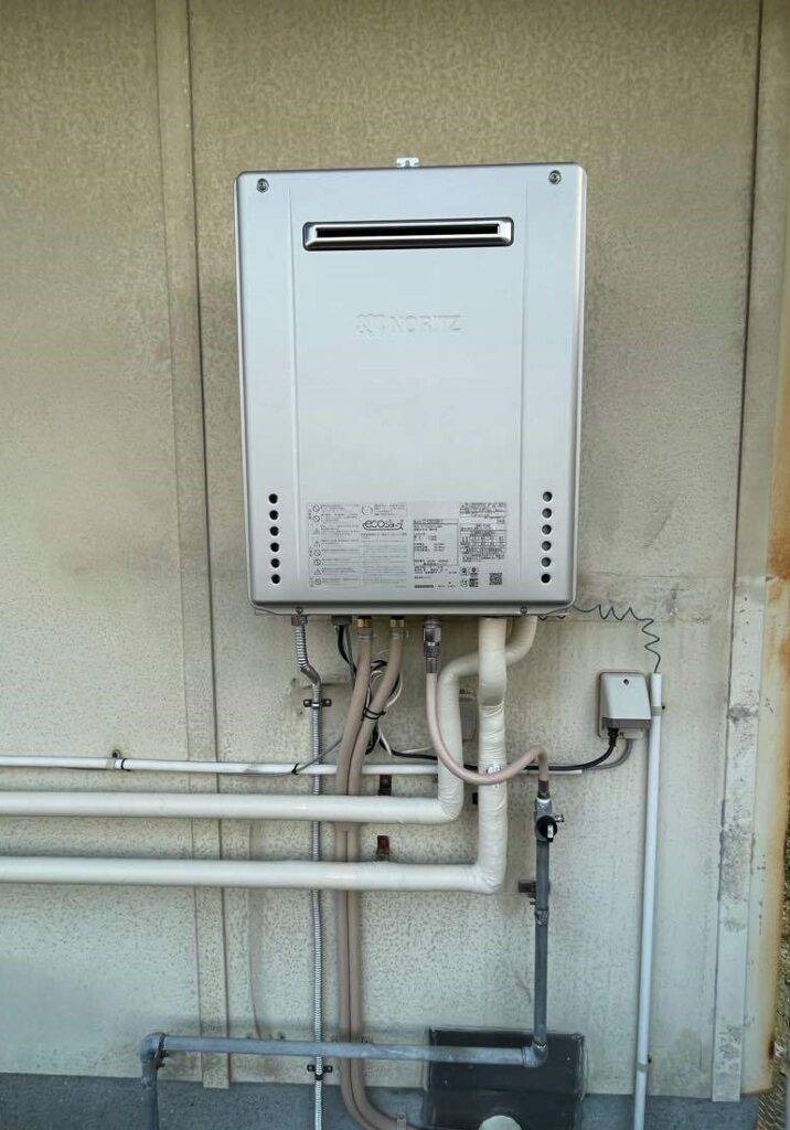 ガス給湯器取替工事　