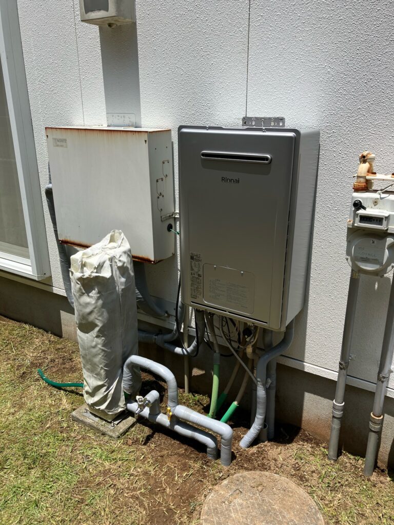 ガス給湯器取替工事　
