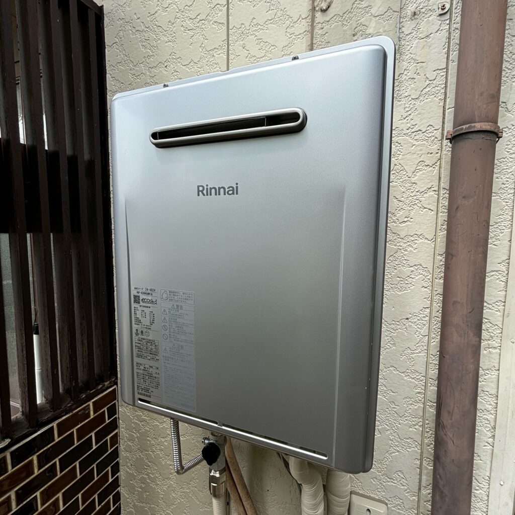 エコキュートからガス給湯器へ取替工事　