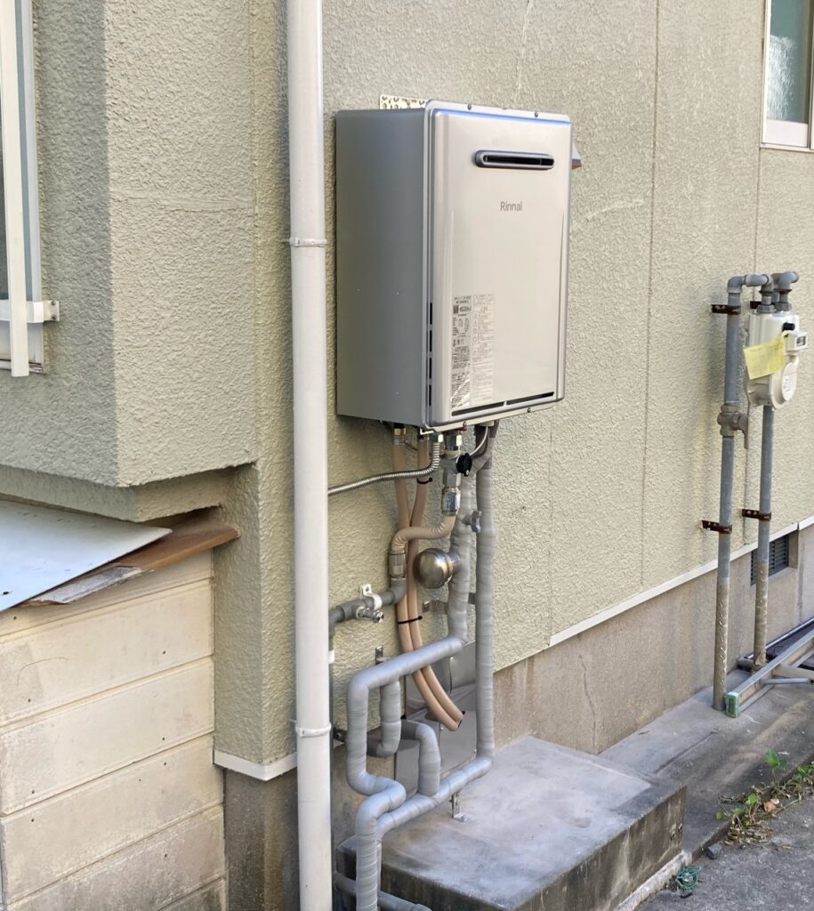 ガス給湯器取替工事　
