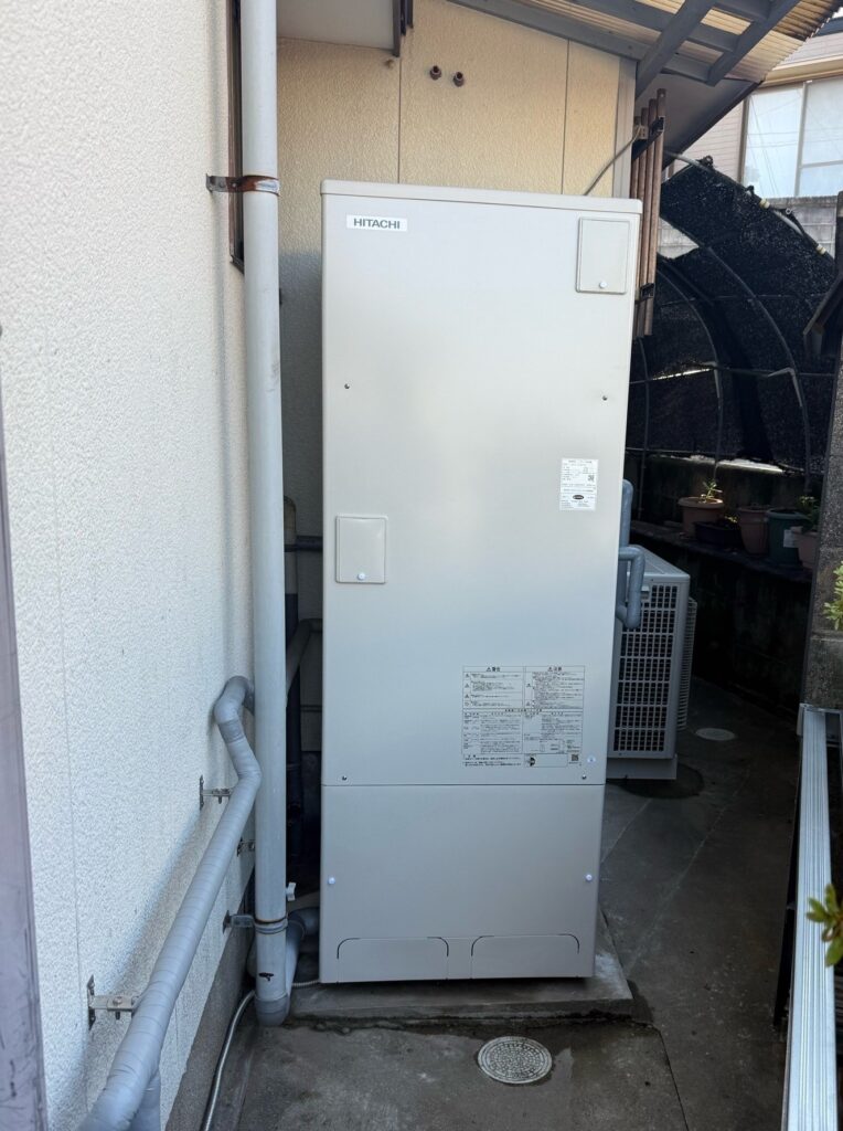 電気温水器からエコキュートへ取替工事