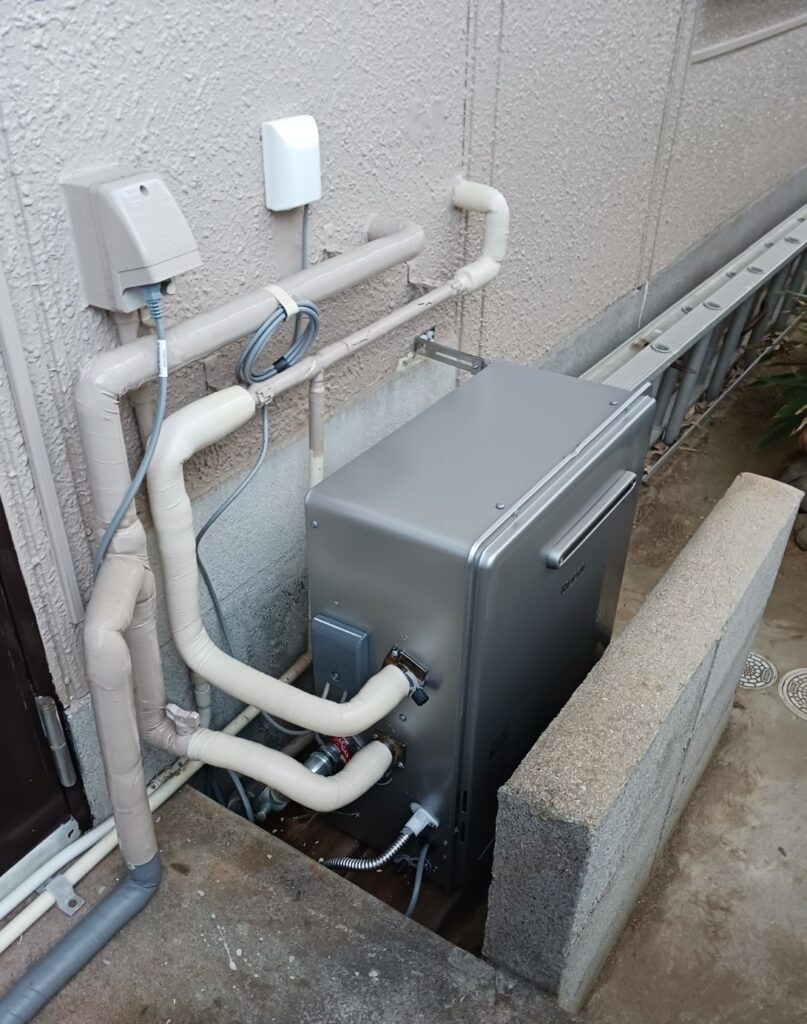 ガス給湯器取替工事　