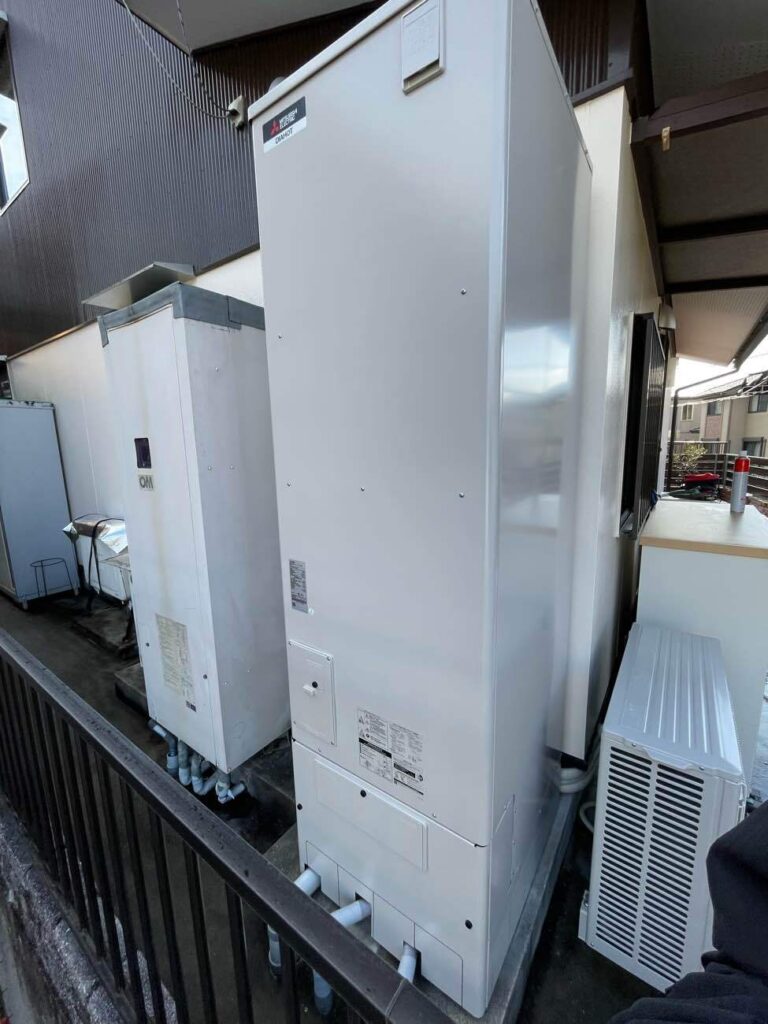 電気温水器からエコキュートへ取替工事　長与町