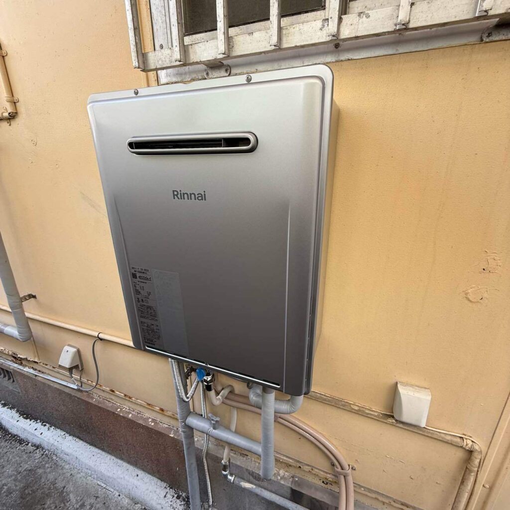 ガス給湯器　取替工事　西彼杵郡時津町