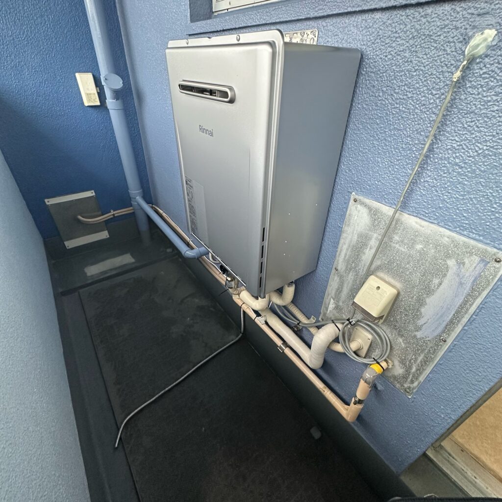 ガス給湯器　取替工事　諫早市