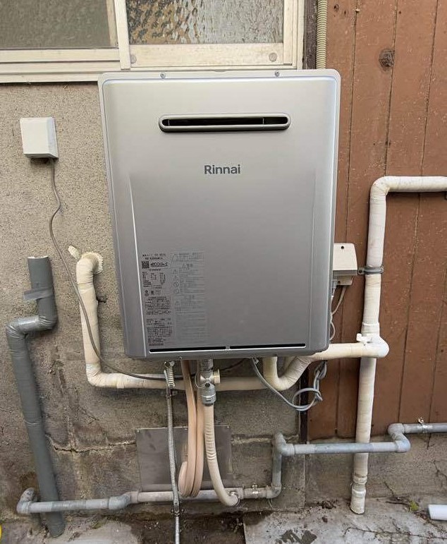 ガス給湯器　取替工事　西彼杵郡長与町