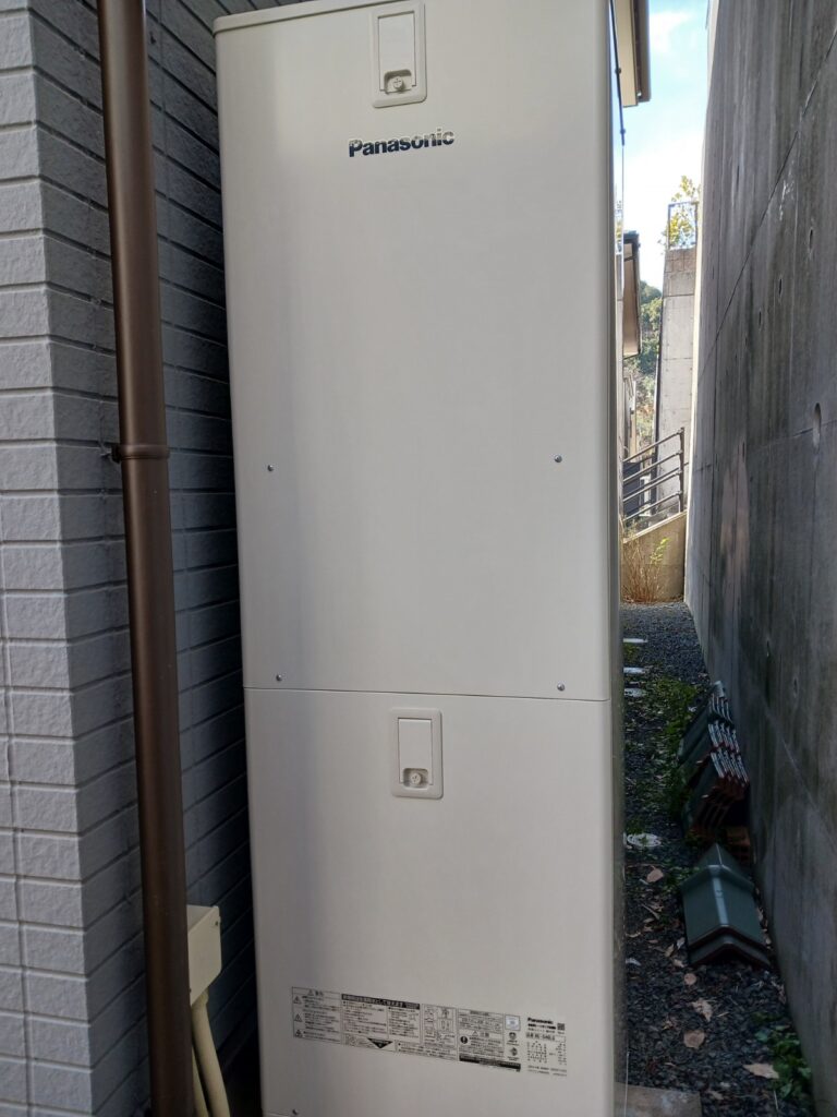 電気温水器からエコキュートへ　取替工事　長崎市