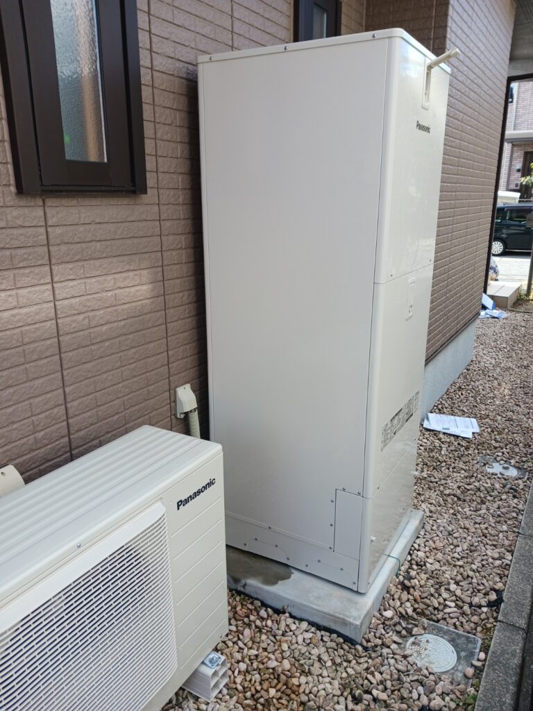 電気温水器からエコキュートへ　取替工事　長崎市