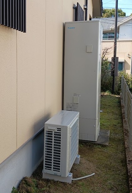 電気温水器からエコキュートへ　取替工事　長崎市