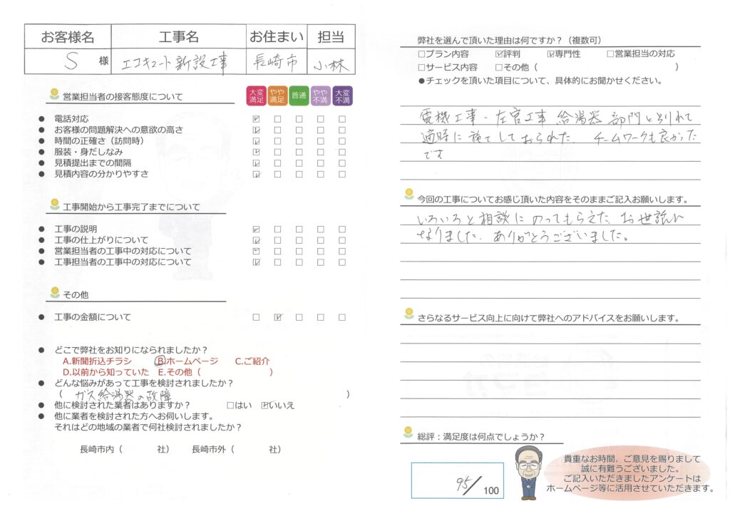 エコキュート　取替工事