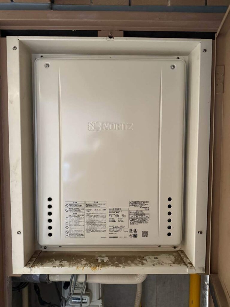 ガス給湯器　取替工事　西彼杵郡長与町