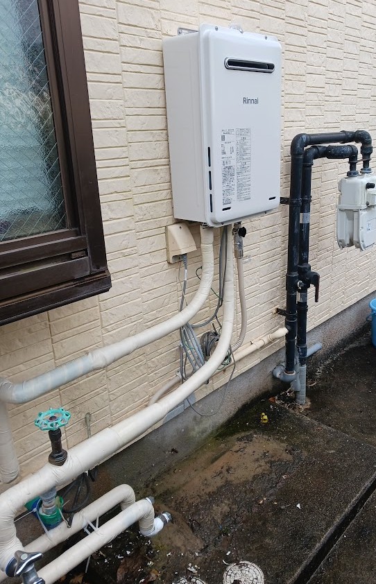 ガス給湯器　取替工事　長崎市