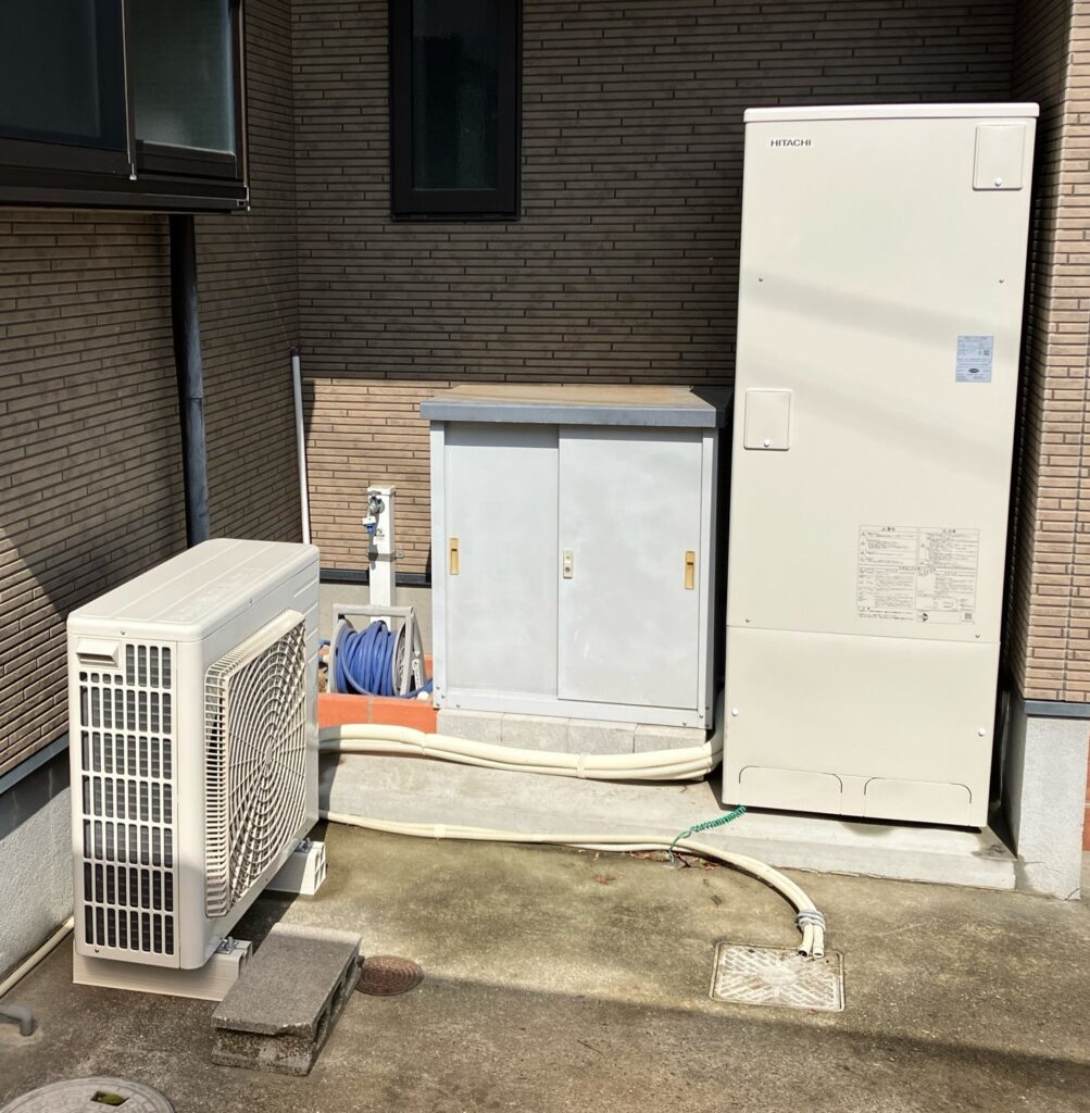 電気温水器からエコキュートへ　取替工事　諫早市