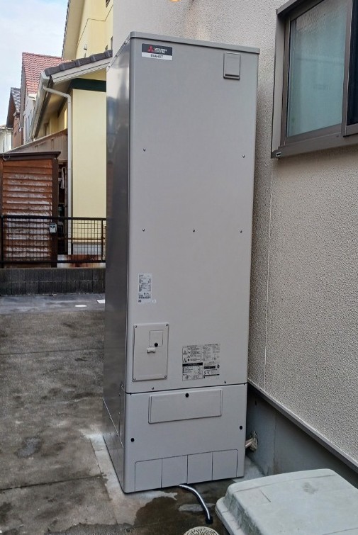 電気温水器からエコキュートへ　取替工事　長崎市