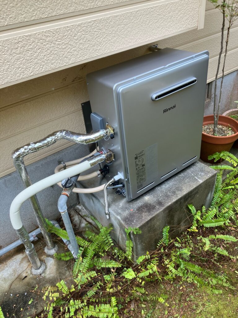 ガス給湯器　取替工事　西彼杵郡長与町