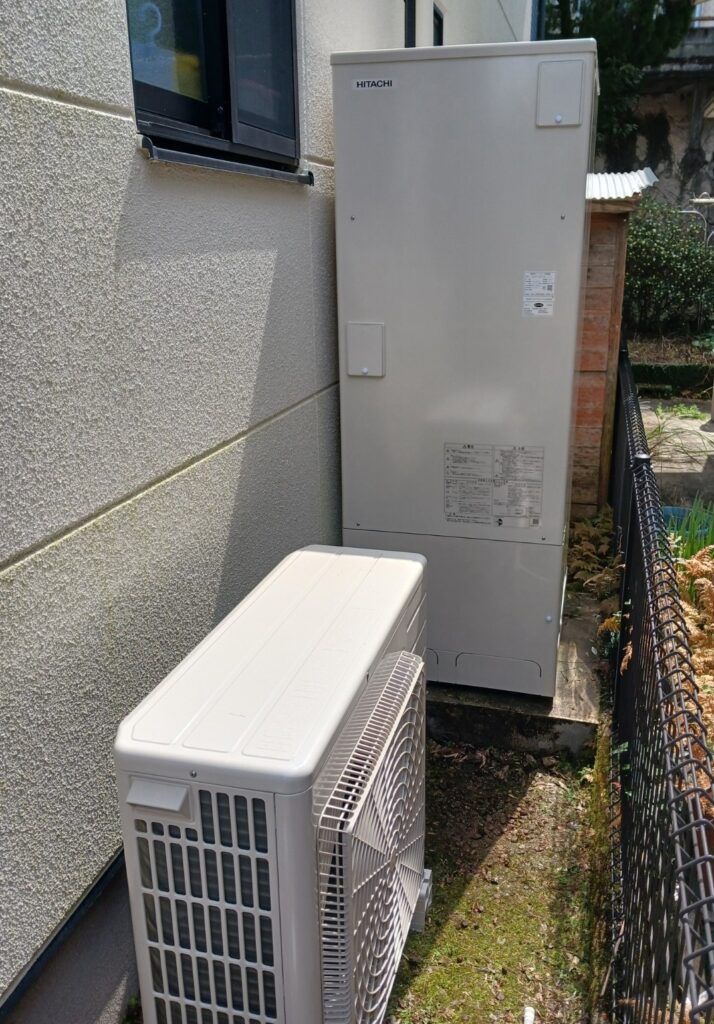 電気温水器からエコキュートへ　取替工事　長崎市