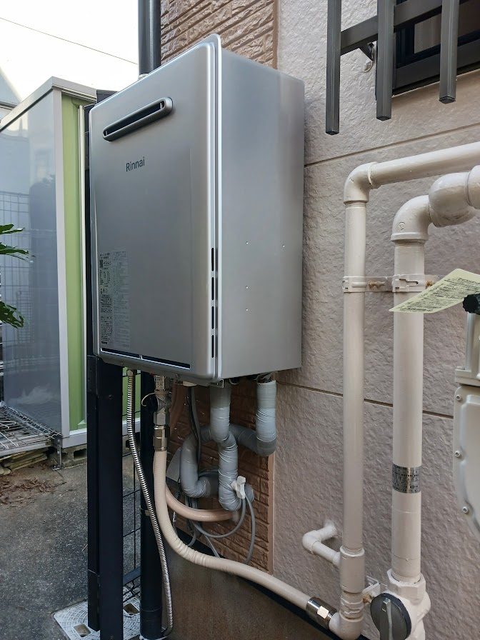 ガス給湯器　取替工事　長崎市