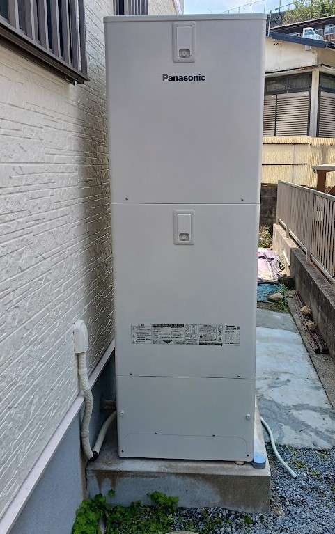 電気温水器からエコキュートへ　取替工事　長崎市