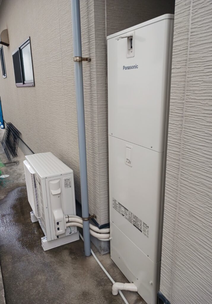 電気温水器からエコキュートへ　取替工事　長崎市
