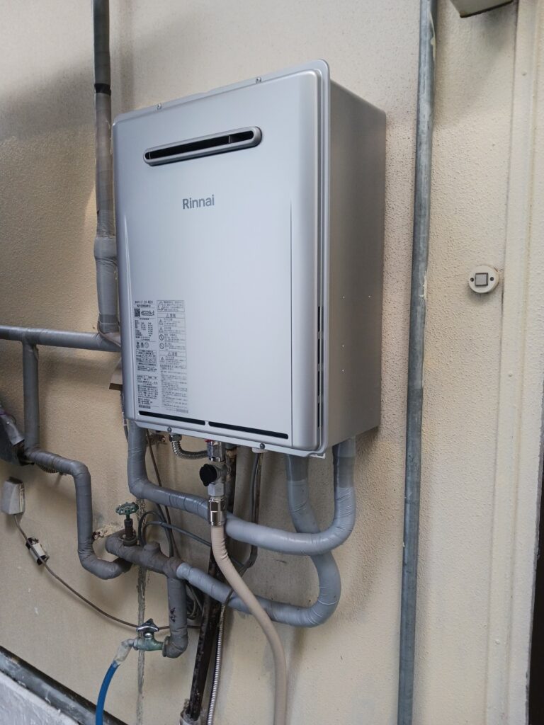 ガス給湯器　取替工事　長崎市