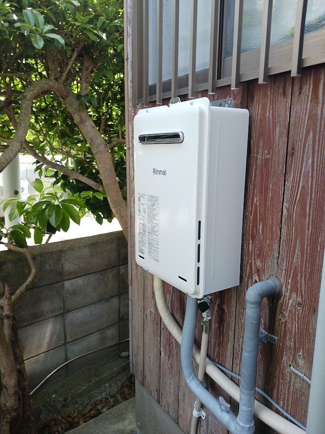 ガス給湯器　取替工事　長崎市
