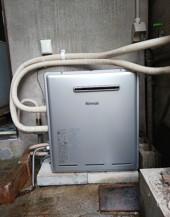 ガス給湯器　取替工事　長崎市