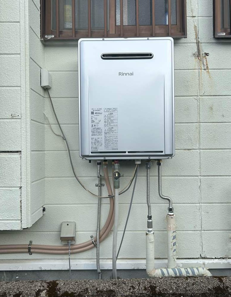 ガス給湯器　取替工事　西彼杵郡長与町