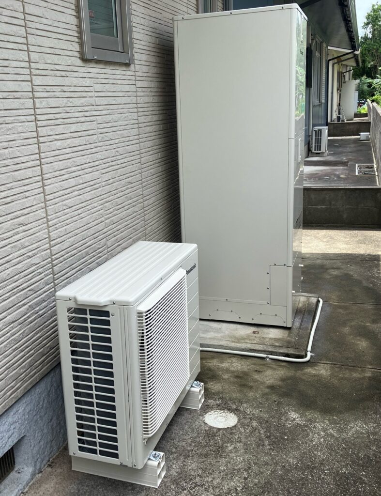 電気温水器からエコキュートへ　取替工事　諫早市
