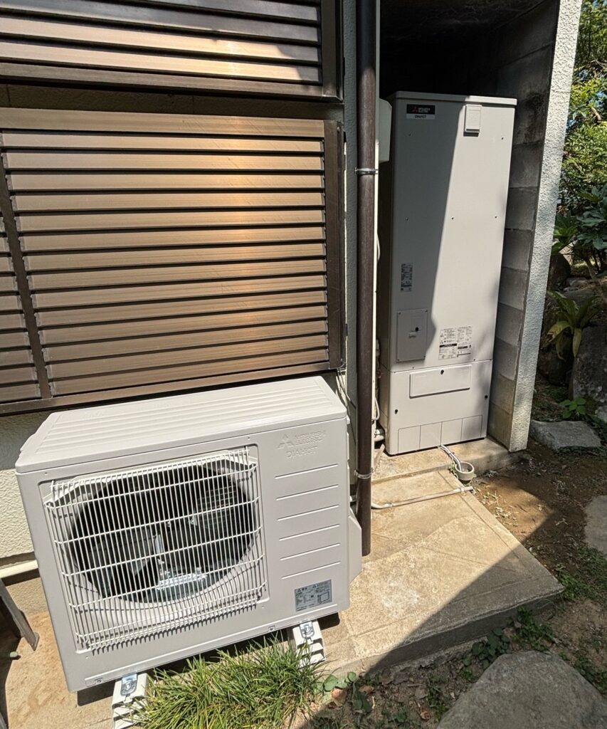 電気温水器からエコキュートへ　取替工事　諫早市