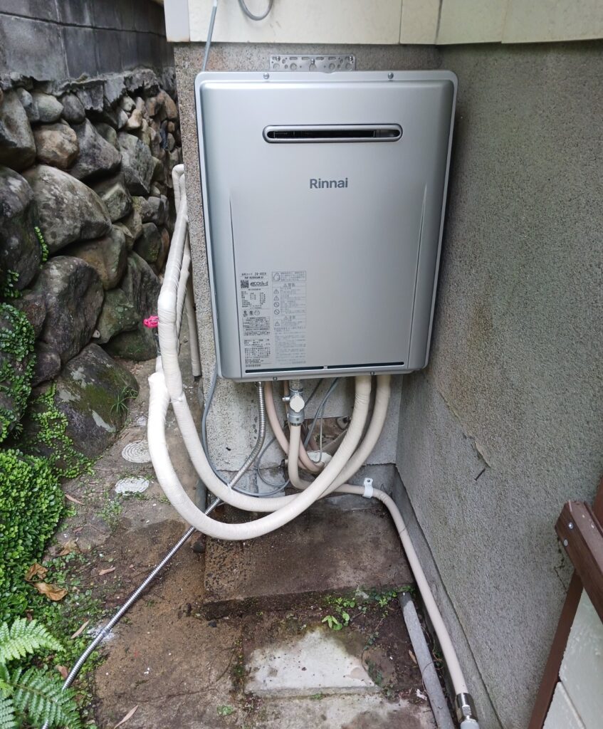 ガス給湯器　取替工事　長崎市