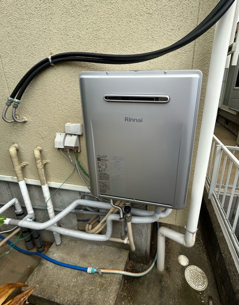 ガス給湯器　取替工事　西彼杵郡時津町