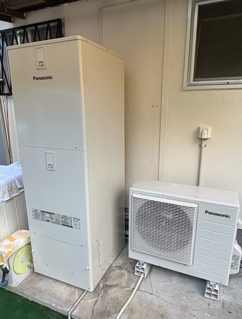 電気温水器からエコキュートへ　取替工事　西彼杵郡長与町