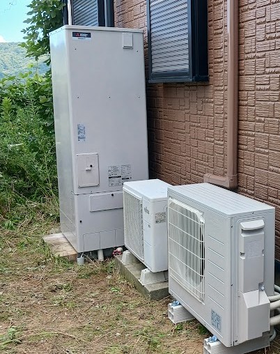 電気温水器からエコキュートへ　取替工事　長崎市