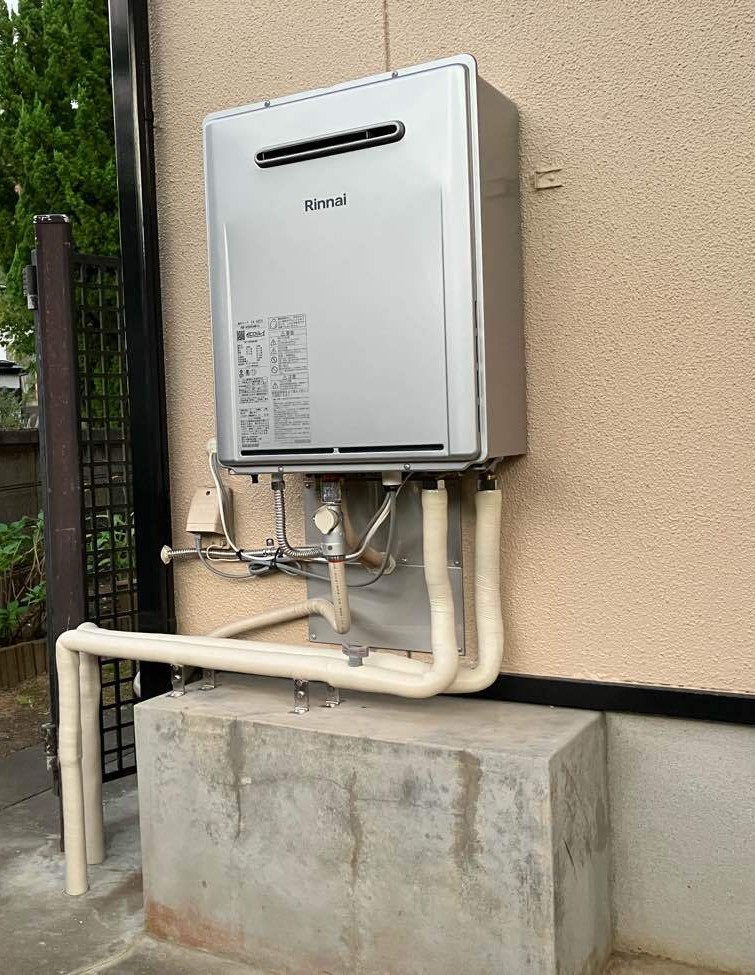 ガス給湯器　取替工事　西彼杵郡時津町