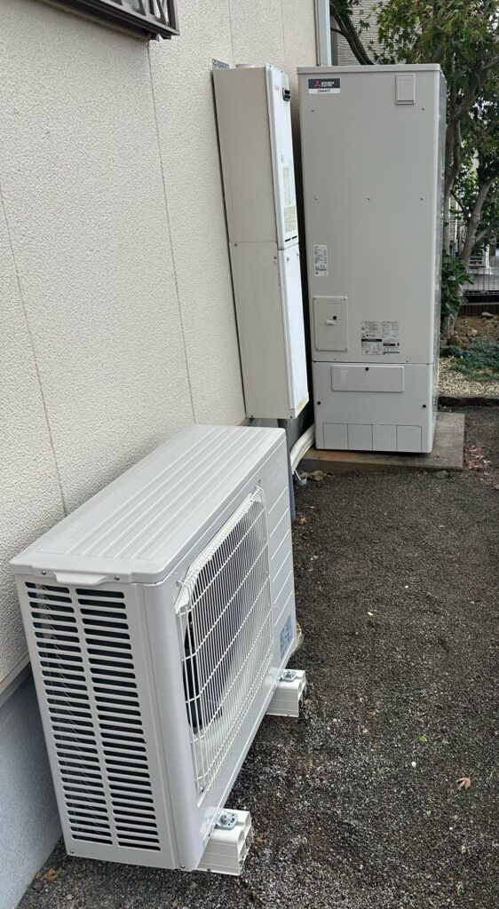 電気温水器からエコキュートへ　取替工事　諫早市