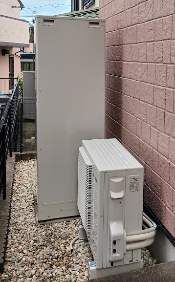 電気温水器からエコキュートへ　取替工事　長崎市