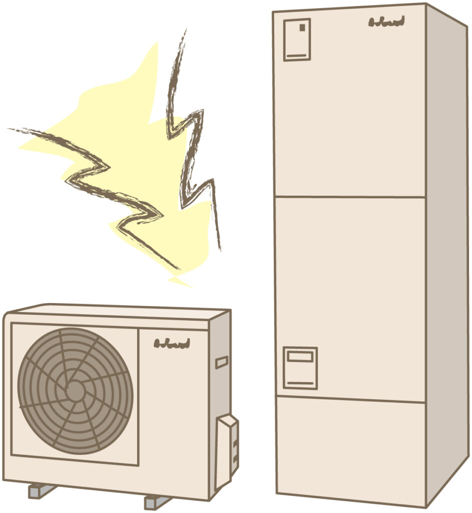 エコキュートが故障❓