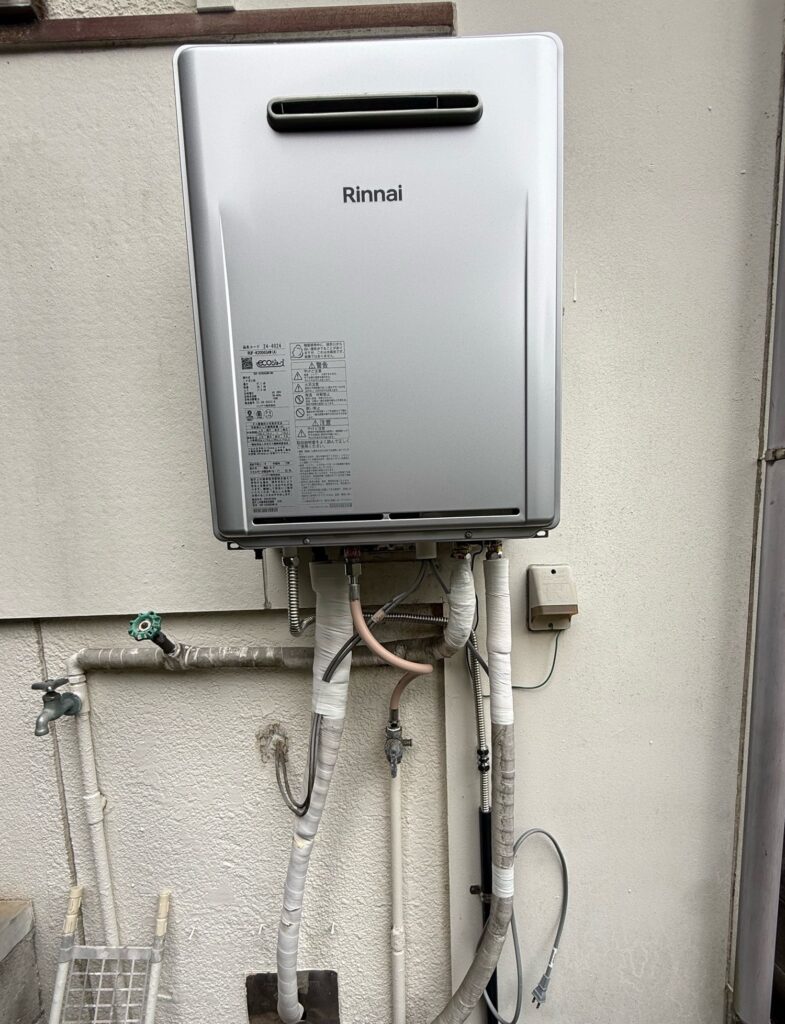 ガス給湯器　取替工事　西彼杵郡時津町